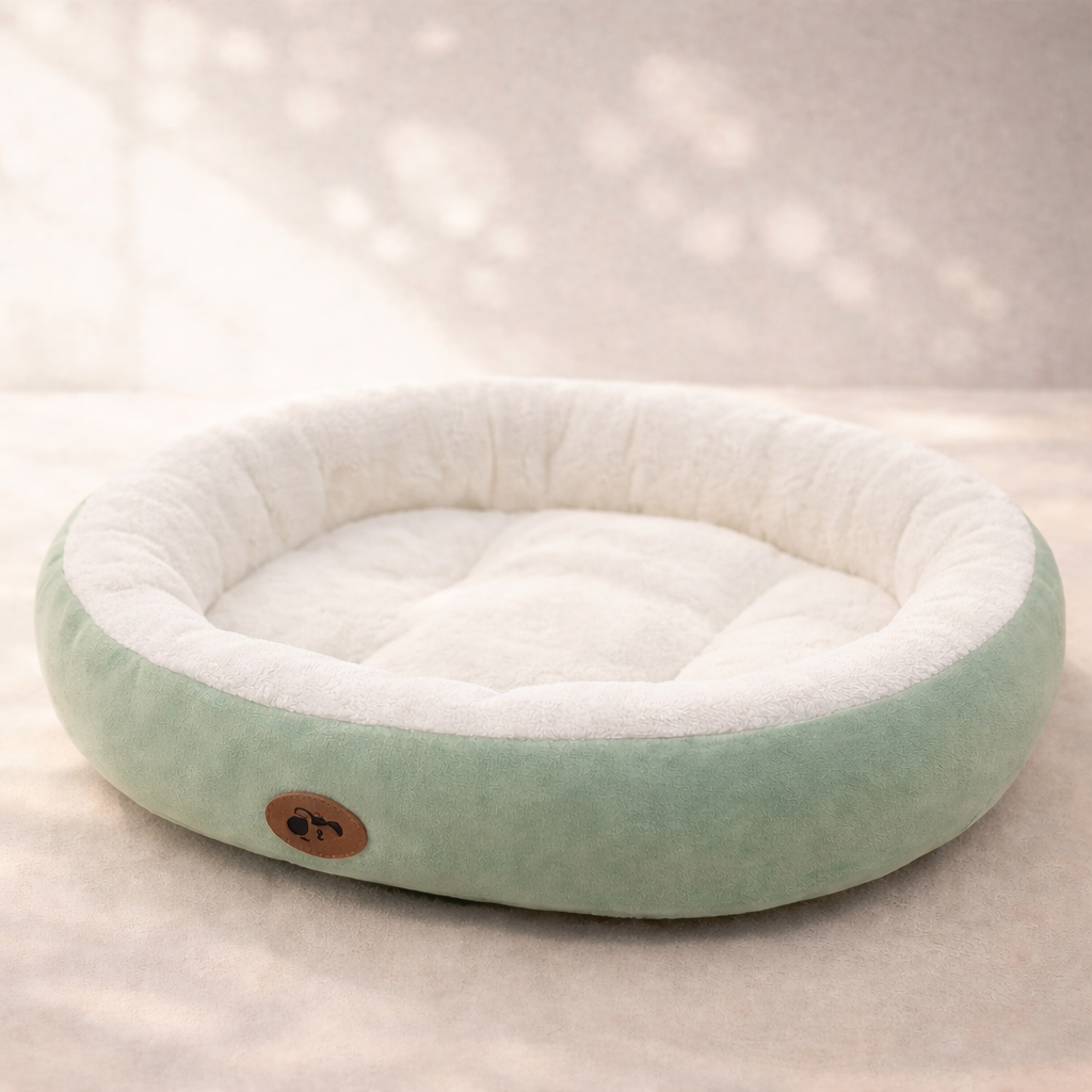 Cozy Oval Snuggle Pet Bed