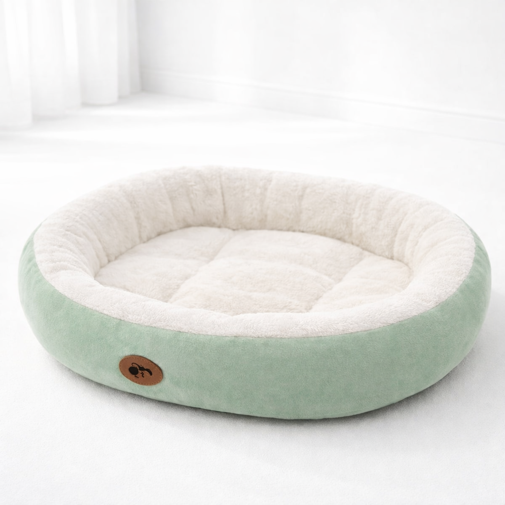 Cozy Oval Snuggle Pet Bed