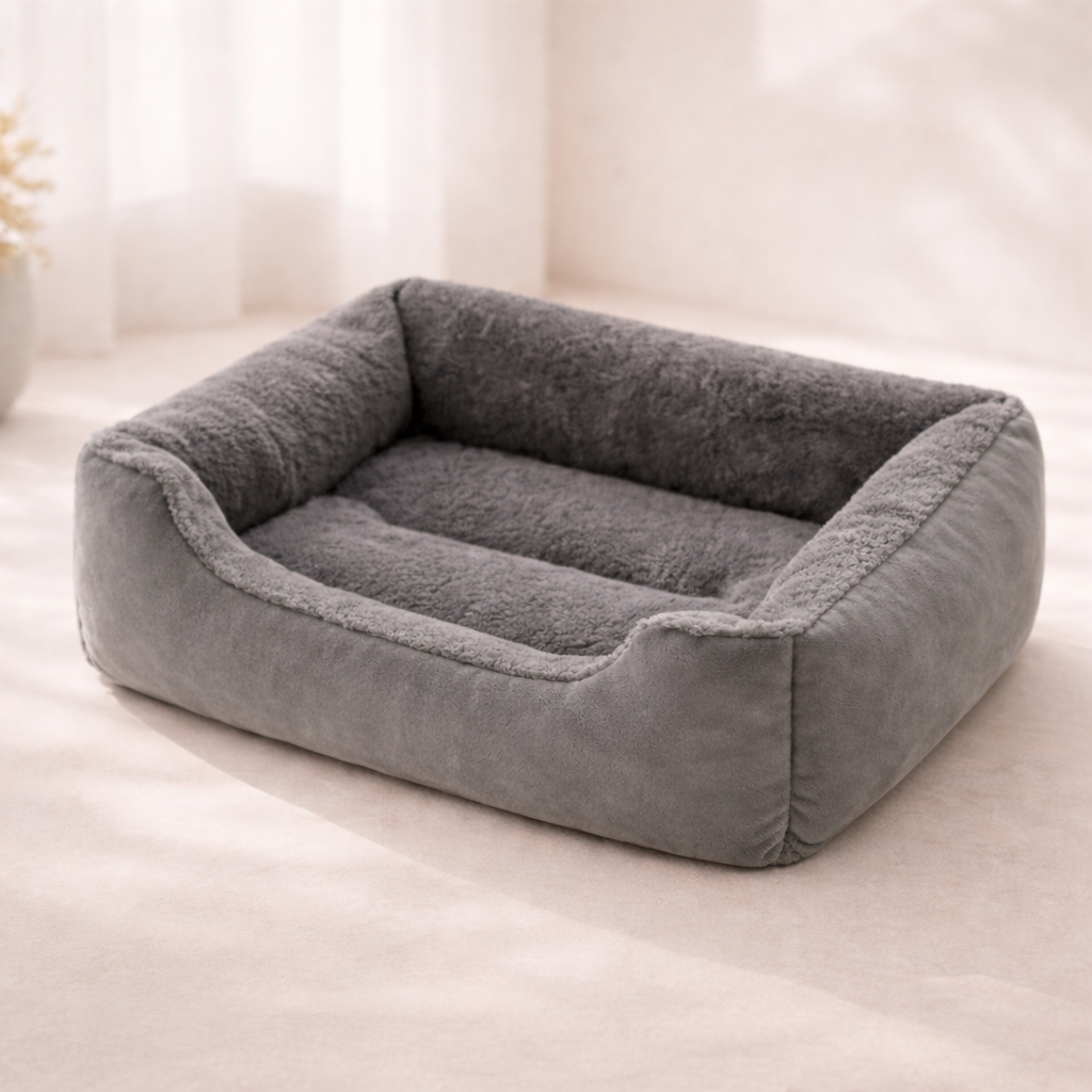 Pet Bed - Green/Black/Pink